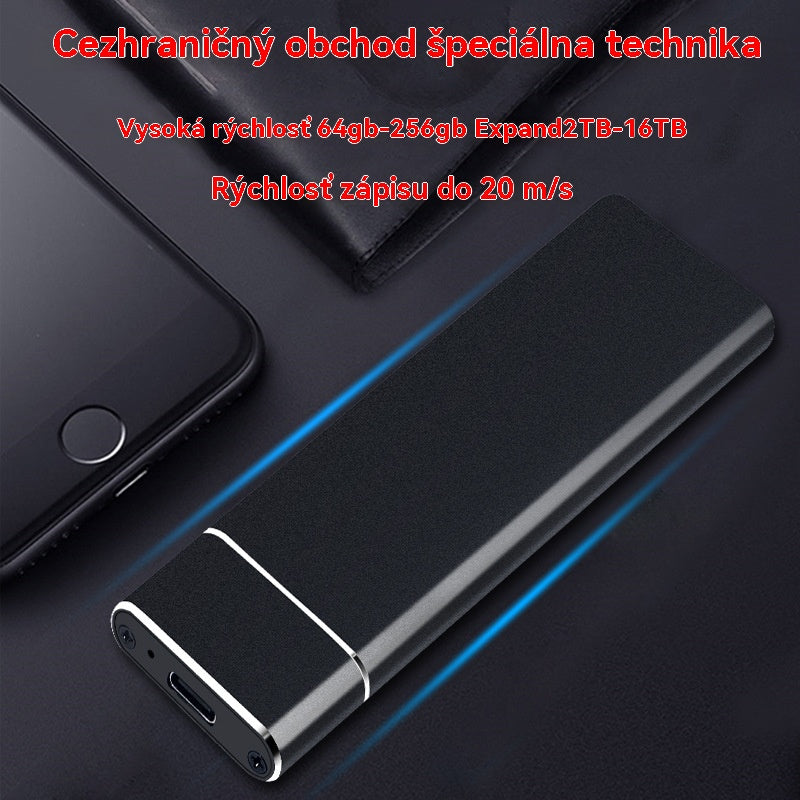 【30 TB len za polovicu ceny】🔥Nové prenosný externý pevný disk, s vysokou rýchlosťou a väčším kapacitou
