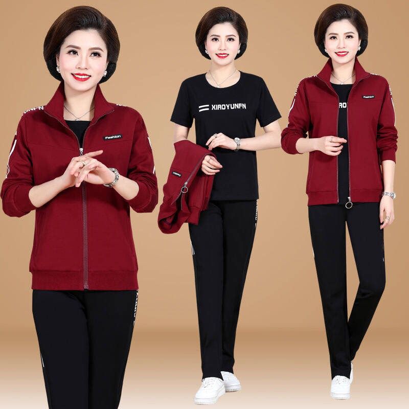 【M-5XL】【Jacheta + tricou + pantaloni】2025 Set din trei piese pentru sporturi libere