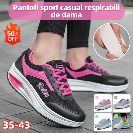 🔥【Ofertă pe timp limitat 50%】👟【35-43】Adidași casual respirabili la modă pentru femei