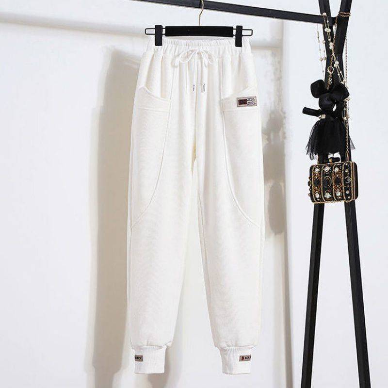 🔥✅【50-100 kg】Nohavice z čistého bavlneného zamatu s elastickým pásom, neblednú a nekrčia sa