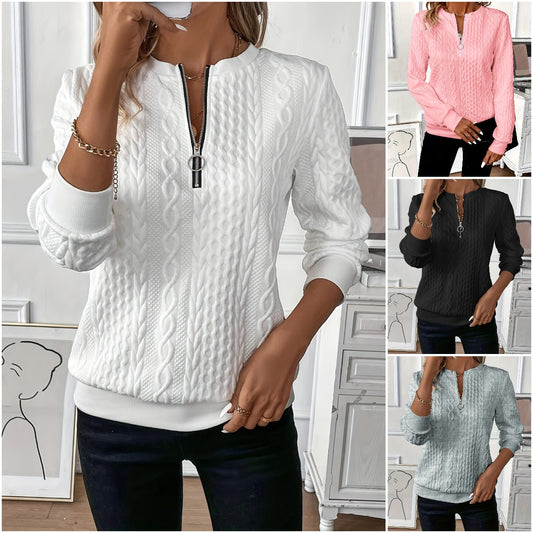 🔥【Compra 1 y llévate 1】🌸 Sudadera acolchada con cremallera 2025, casual, para mujeres.