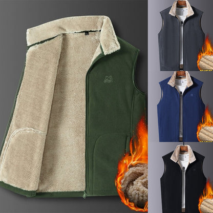 🔥🐏【M-5XL】🔥Chaqueta de invierno cálida y gruesa de piel de cordero para hombre