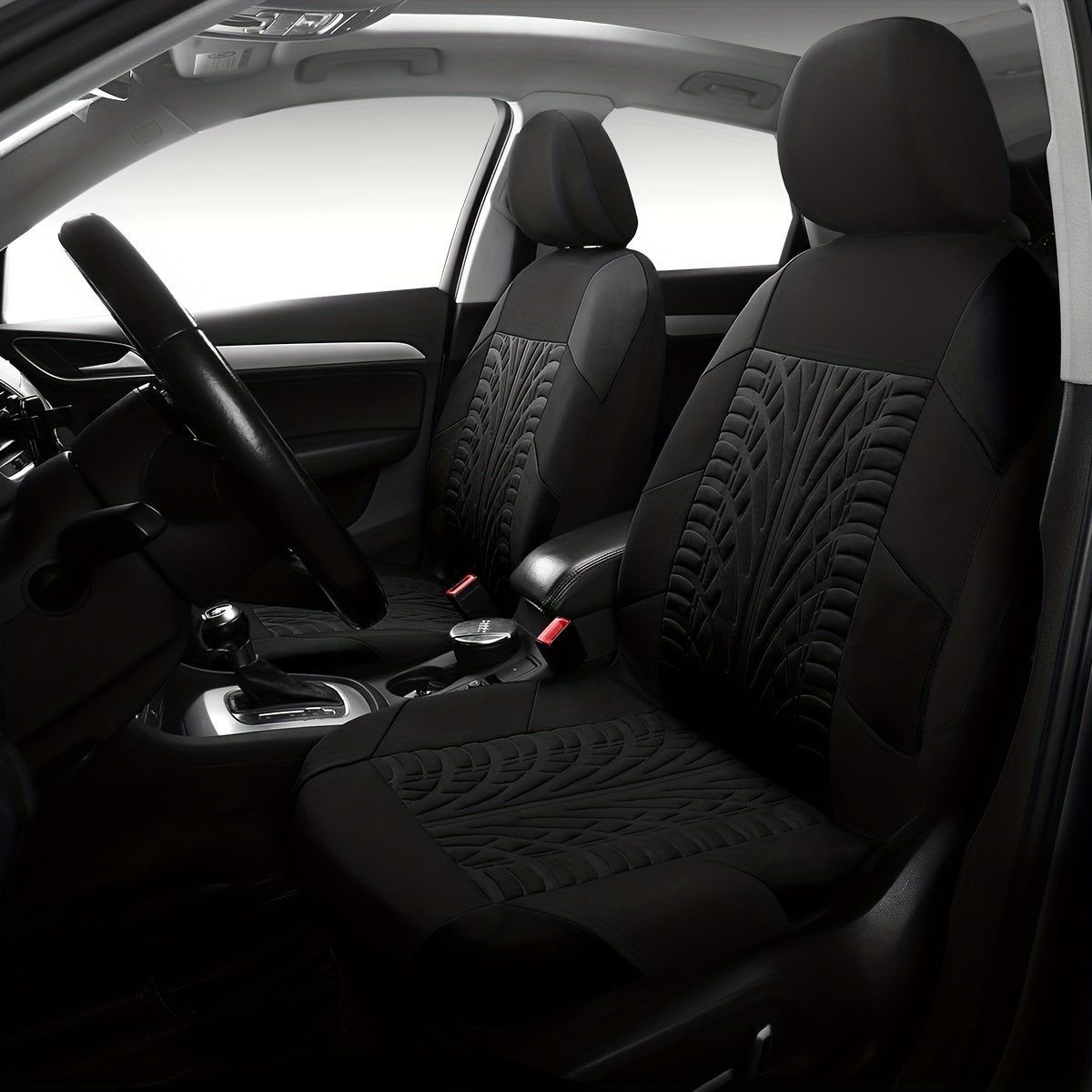 🚗🚗【Reducere temporară de 50% 🔥】Set nou și modern din 2025 de huse universale pentru scaune auto, din piele moale, set de 2 piese