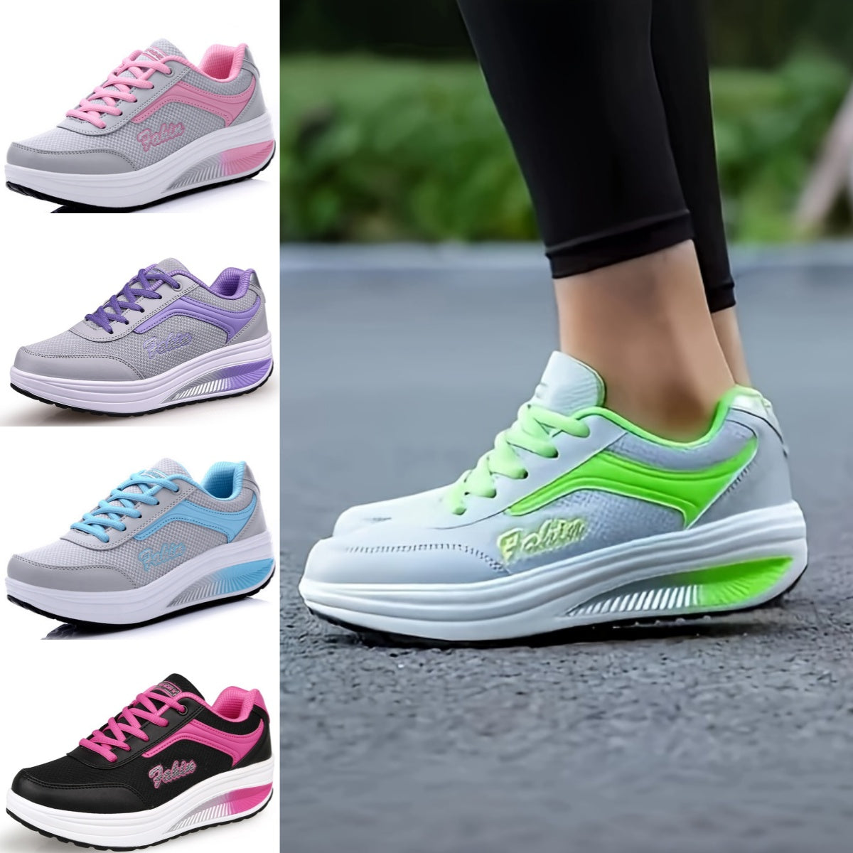 🔥【„Akciová cena, dnes zľava 50 %“】👟【35-43】Dámska módna priedušná neformálna športová obuv