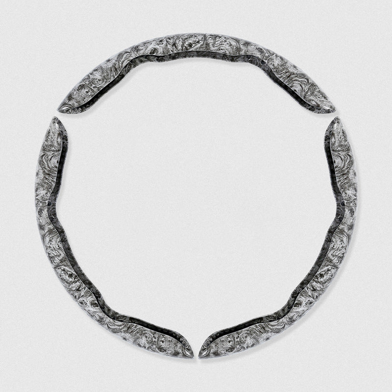 🚗【1 juego de 3 piezas】👍👍Funda antideslizante de madera para volante de coche