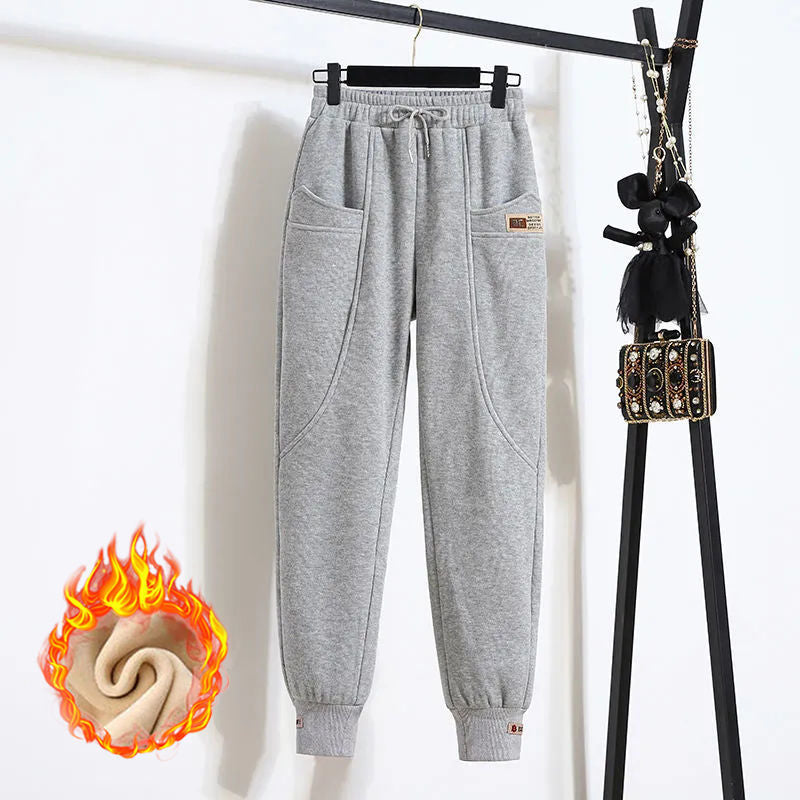 🔥✅【50-100 kg】Nohavice z čistého bavlneného zamatu s elastickým pásom, neblednú a nekrčia sa