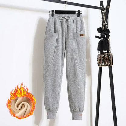 🔥✅【50-100 kg】Nohavice z čistého bavlneného zamatu s elastickým pásom, neblednú a nekrčia sa