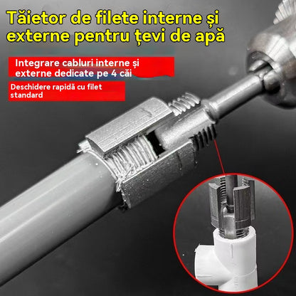 【🔥Cumpără 1, primești 1 gratuit】Nou burghiu integrat pentru filet interior și exterior pentru țevi de apă, pentru uz casnic