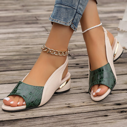 💖👡【50% zľava 🔥】【35-43】Letné dámske rímske sandále na vysokom opätku – nový model