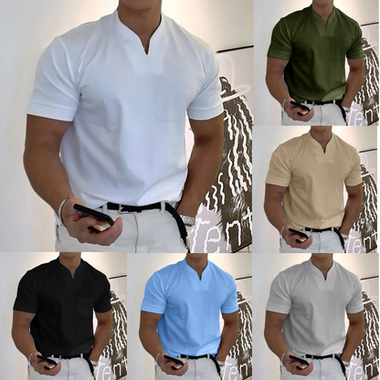 💪👔【Kúp 1, získaj 1 zadarmo 🔥】【S–5XL】💪😍 Pánske športové polo tričko vo väčších veľkostiach, z elastickej bavlny, ideálne na fitness