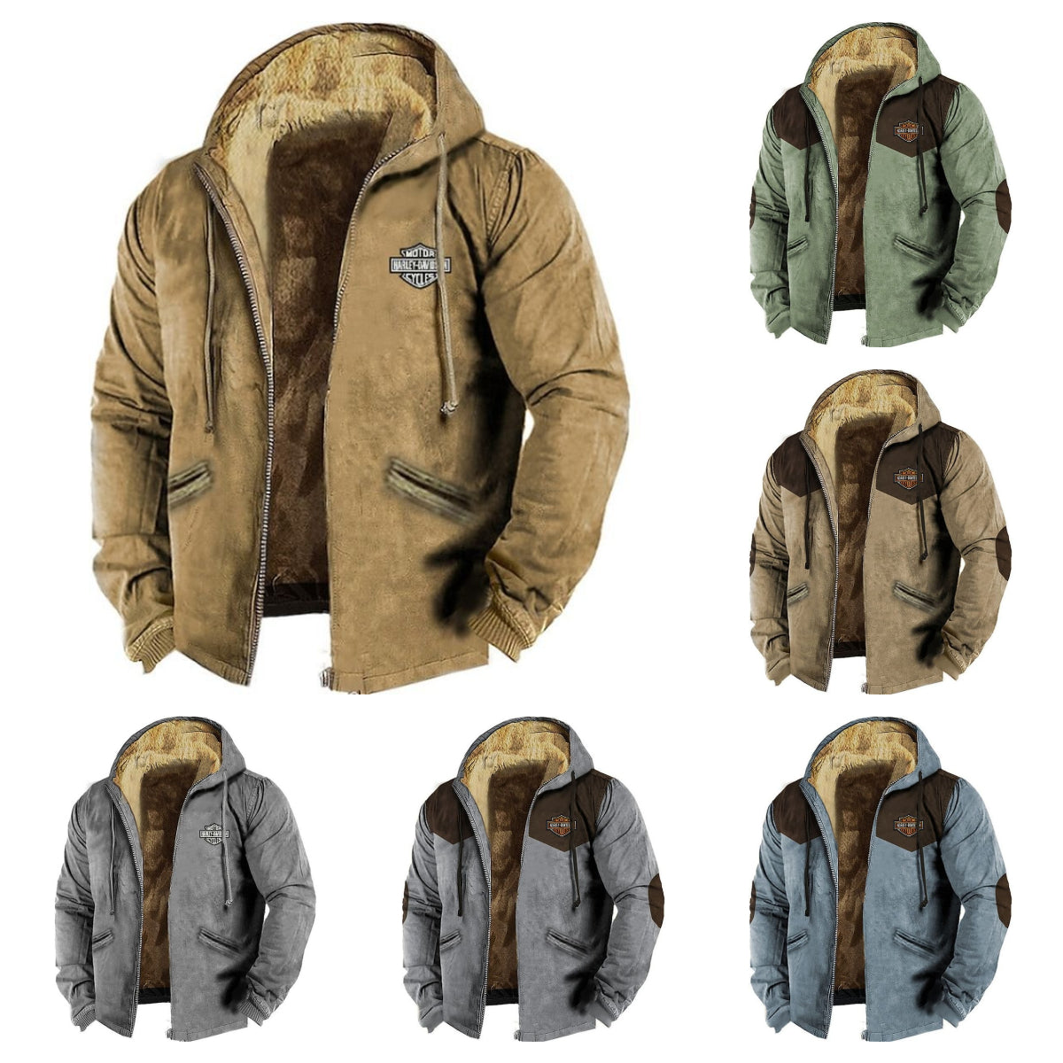 🔥💥【M-5XL】Sudadera con capucha para hombre 2025 – Moda de otoño e invierno, refuerzo, cálida y cómoda en el frío