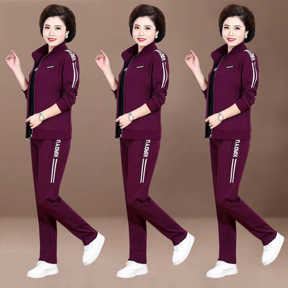 【M-5XL】【Jacheta + tricou + pantaloni】2025 Set din trei piese pentru sporturi libere