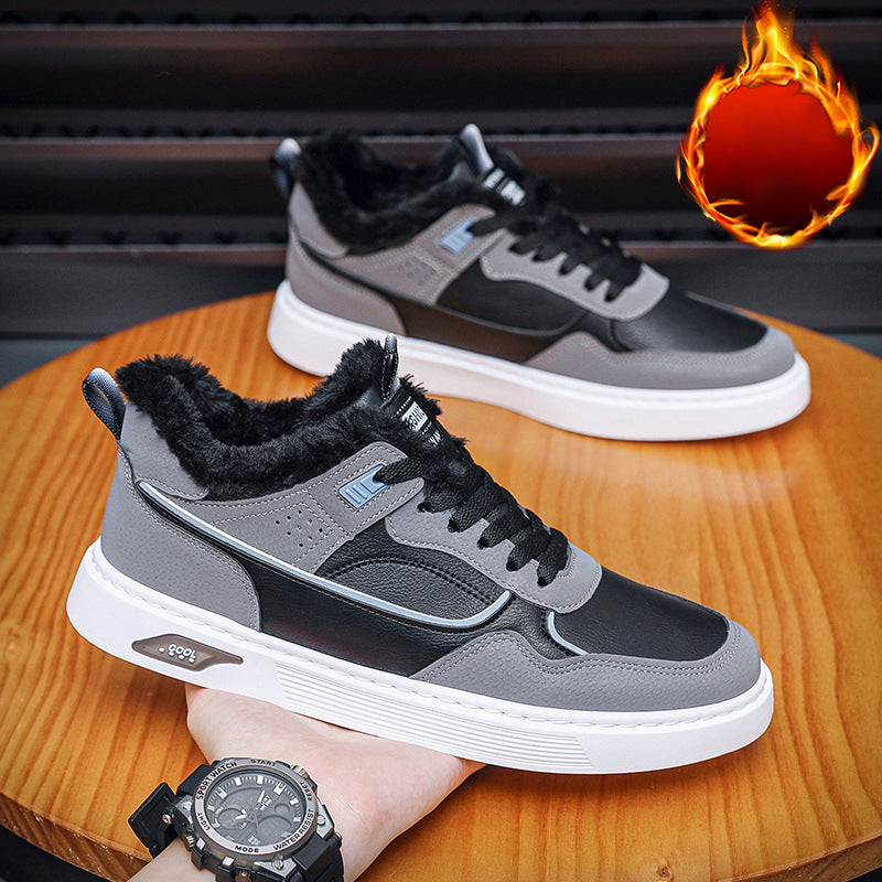 👟🔥 Descuento -47%🔥 【39-44】Nuevas zapatillas deportivas para hombre de otoño/invierno, con botín de terciopelo y acolchado cálido y grueso.