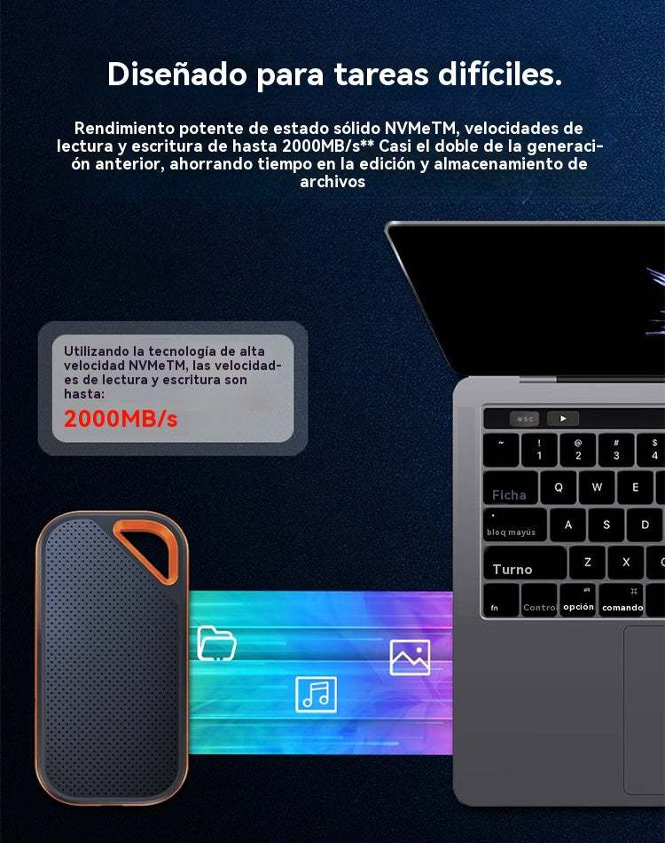 🔥【Último día con 50 % de descuento】🔥【32TB】Disco duro de estado sólido móvil de alta velocidad
