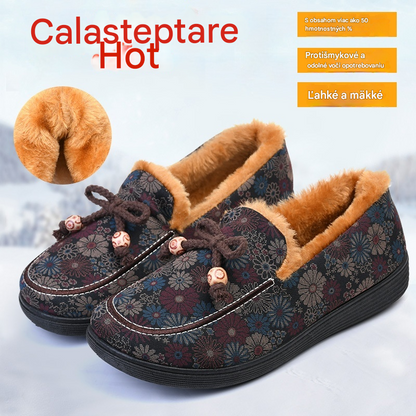 🔥Limitovaná zľava -42%🔥【36-41】Zimné zateplené teplé ploché bavlnené topánky