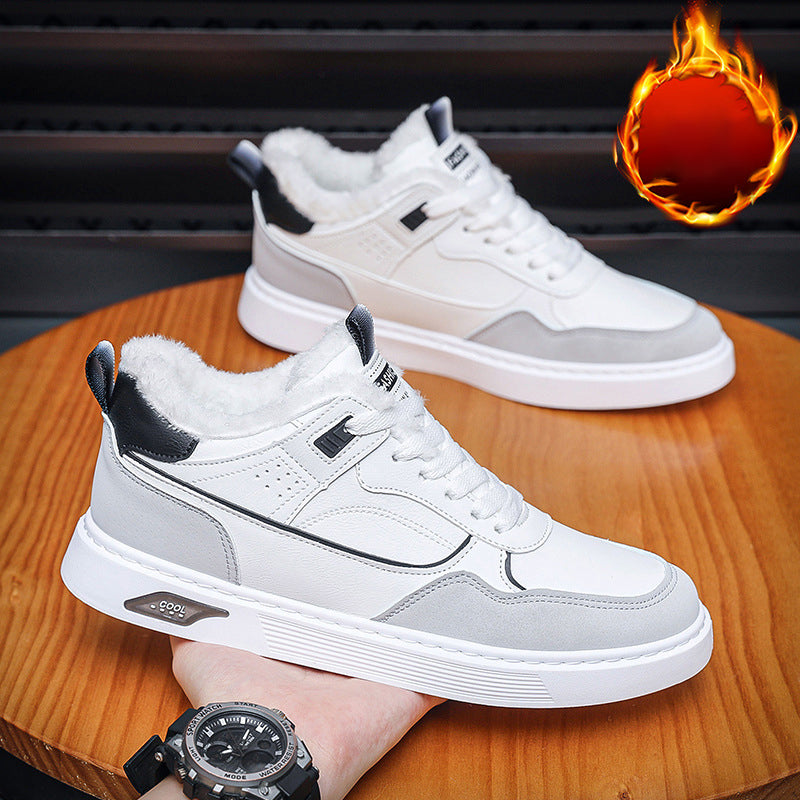 👟🔥 Descuento -47%🔥 【39-44】Nuevas zapatillas deportivas para hombre de otoño/invierno, con botín de terciopelo y acolchado cálido y grueso.