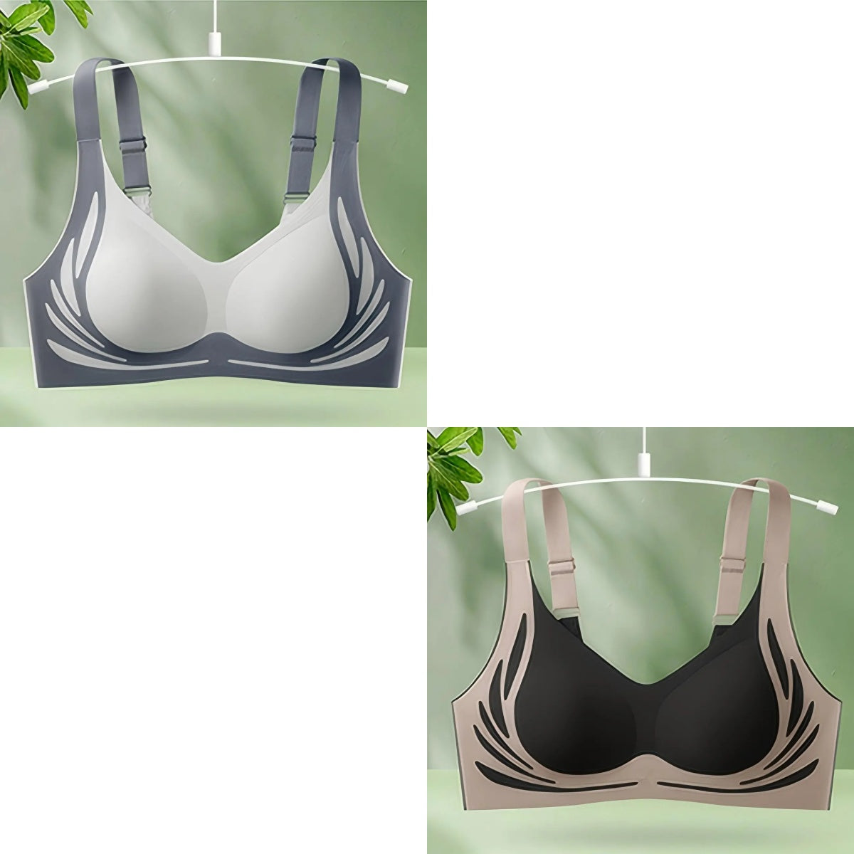 😍【2balenie】Dámska jednodielna bezdrôtová podprsenka ❤️【40-85KG】