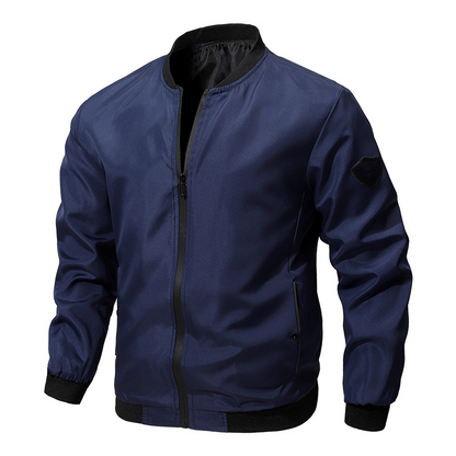 🚀🧥【Zľava 50% 🔥】【S–6XL】Pánska ležérna pilotná bunda v jednofarebnom prevedení, dostupná aj vo veľkých veľkostiach