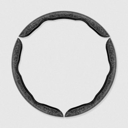 🚗【1 sada 3 kusov】👍👍Protišmykový drevený kryt volantu auta