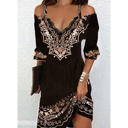 🌸👗【Sleva 50%】【S-5XL】Nové šaty 2025 – s ramínky, hedvábné a pohodlné na jaro a léto