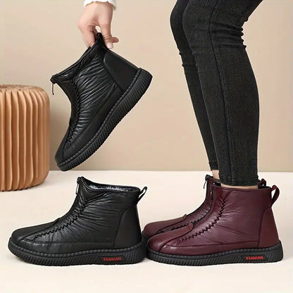 🔥👞 Zľavnená cena -49%🔥【35-41】Nové dámske jesenné a zimné teplé snehové čižmy s flísovou podšívkou