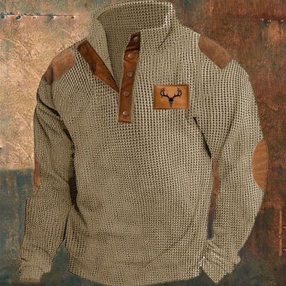 🔥【S-5XL】 Jesenné a zimné pánsky ležérny stojací golier s dlhými rukávmi, mäkké a pohodlné, teplé a vetruodolné