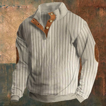 🔥【S-5XL】 Jesenné a zimné pánsky ležérny stojací golier s dlhými rukávmi, mäkké a pohodlné, teplé a vetruodolné