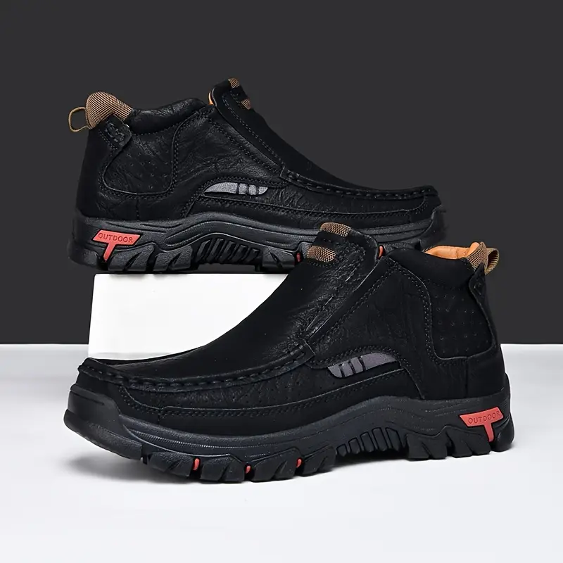 👞🔥 Descuento -47% 🔥【39-48】Botas Martin nuevas de piel auténtica, botas de hombre de tallas grandes, calzado de exterior para hombre