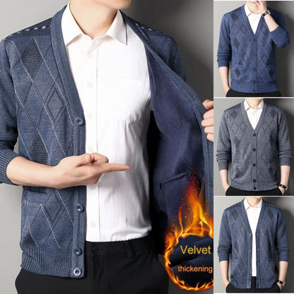 👔Módny hrubý jesenný a zimný kardigan, široké manžety, štýlový a moderný, pre mužov