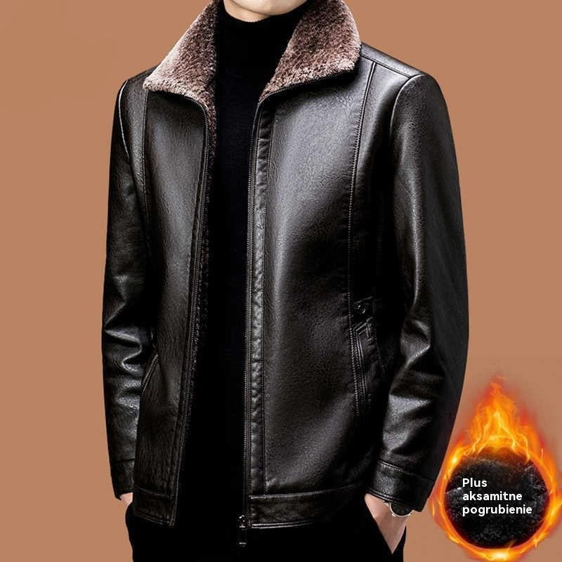 🔥【Éxito de ventas】🔥【M-3XL】⛄Abrigo de invierno para hombre 2025, confeccionado en suave y gruesa piel de oveja, estilo casual