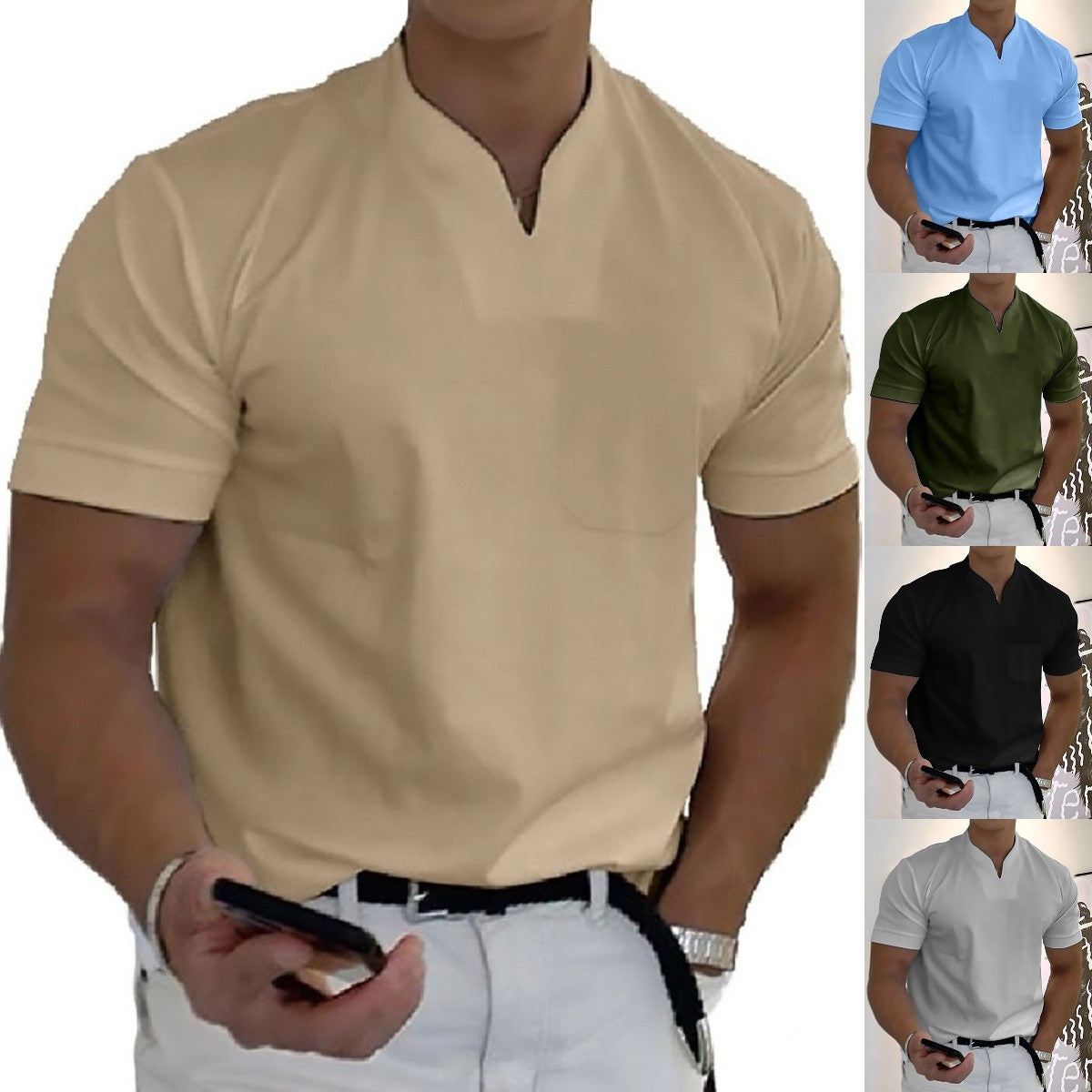 💪👔【Kúp 1, získaj 1 zadarmo 🔥】【S–5XL】💪😍 Pánske športové polo tričko vo väčších veľkostiach, z elastickej bavlny, ideálne na fitness