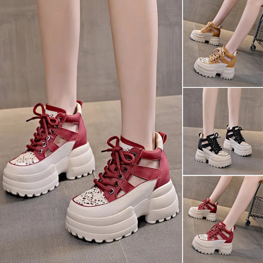 【35-40】Pantofi noi de vară pentru femei, casual, respirabili, cu talpă groasă, 2025_3980438
