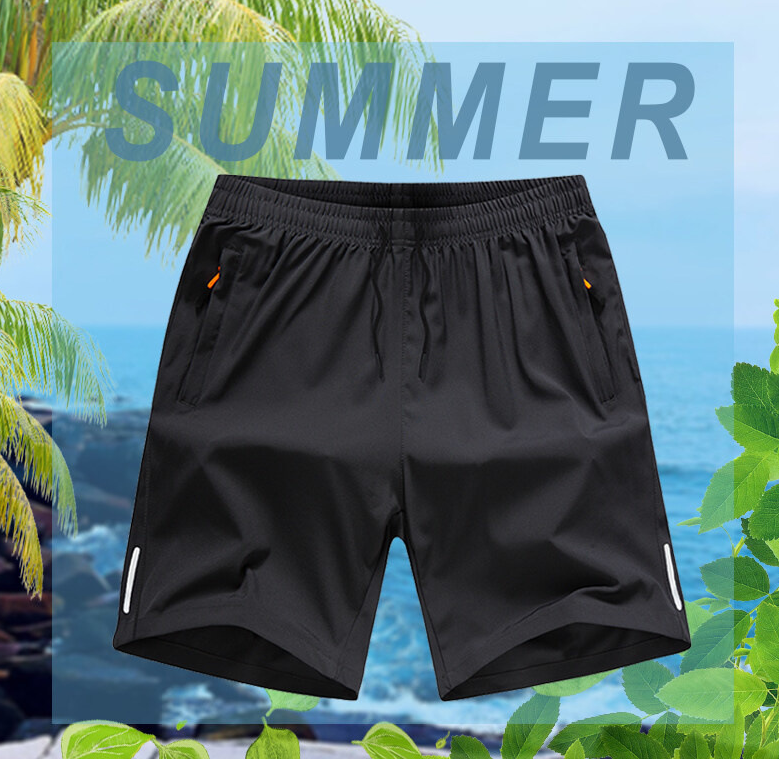 ❄🆒👖【Cumperi 1, primești 1 gratuit 😍】【M–4XL】Mărimi mari pantaloni scurți sport de vară pentru bărbați, din mătase de gheață, pentru 60–140 kg