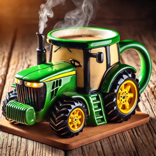🎁🍻【Kupte 1 a získejte 1 zdarma ✨】Tazas en forma de tractor – disfruta bebiendo
