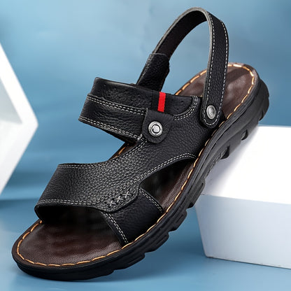 🌴👞【Zľava 50% 🔥】【38–44】Letné pánske sandále z pravej kože s dvojitým využitím