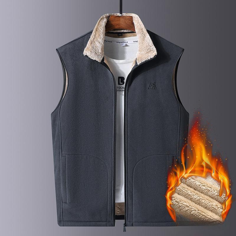 🔥🐏【M-5XL】🔥Chaqueta de invierno cálida y gruesa de piel de cordero para hombre