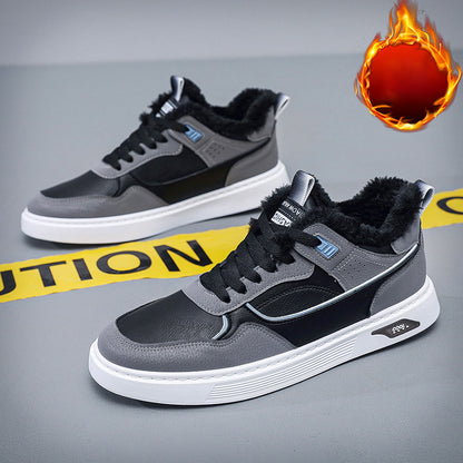 👟🔥 Descuento -47%🔥 【39-44】Nuevas zapatillas deportivas para hombre de otoño/invierno, con botín de terciopelo y acolchado cálido y grueso.