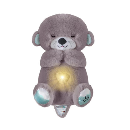 👶💤【Compra 1 y recibe 1 gratis 🔥】Juguete de peluche respiratorio para bebés – nutria interactiva calmante con sonido y movimiento