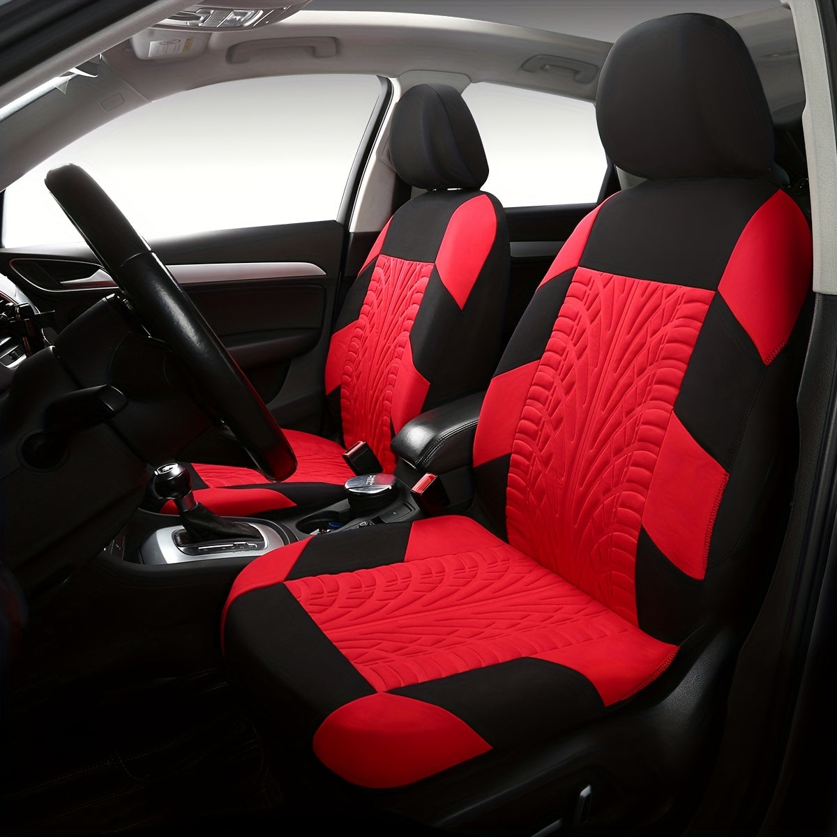 🚗🚗【Reducere temporară de 50% 🔥】Set nou și modern din 2025 de huse universale pentru scaune auto, din piele moale, set de 2 piese