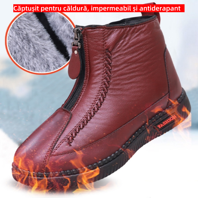 🔥👞 Zľavnená cena -49%🔥【35-41】Nové dámske jesenné a zimné teplé snehové čižmy s flísovou podšívkou