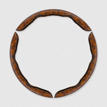 🚗【1 sada 3 kusov】👍👍Protišmykový drevený kryt volantu auta