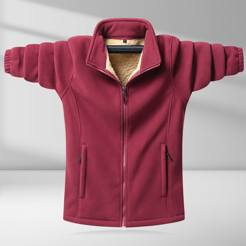🐏 Zľavnená cena -46%🔥【M-6XL】imná bunda z polar fleecu pre väčšie veľkosti, módna teplá bunda