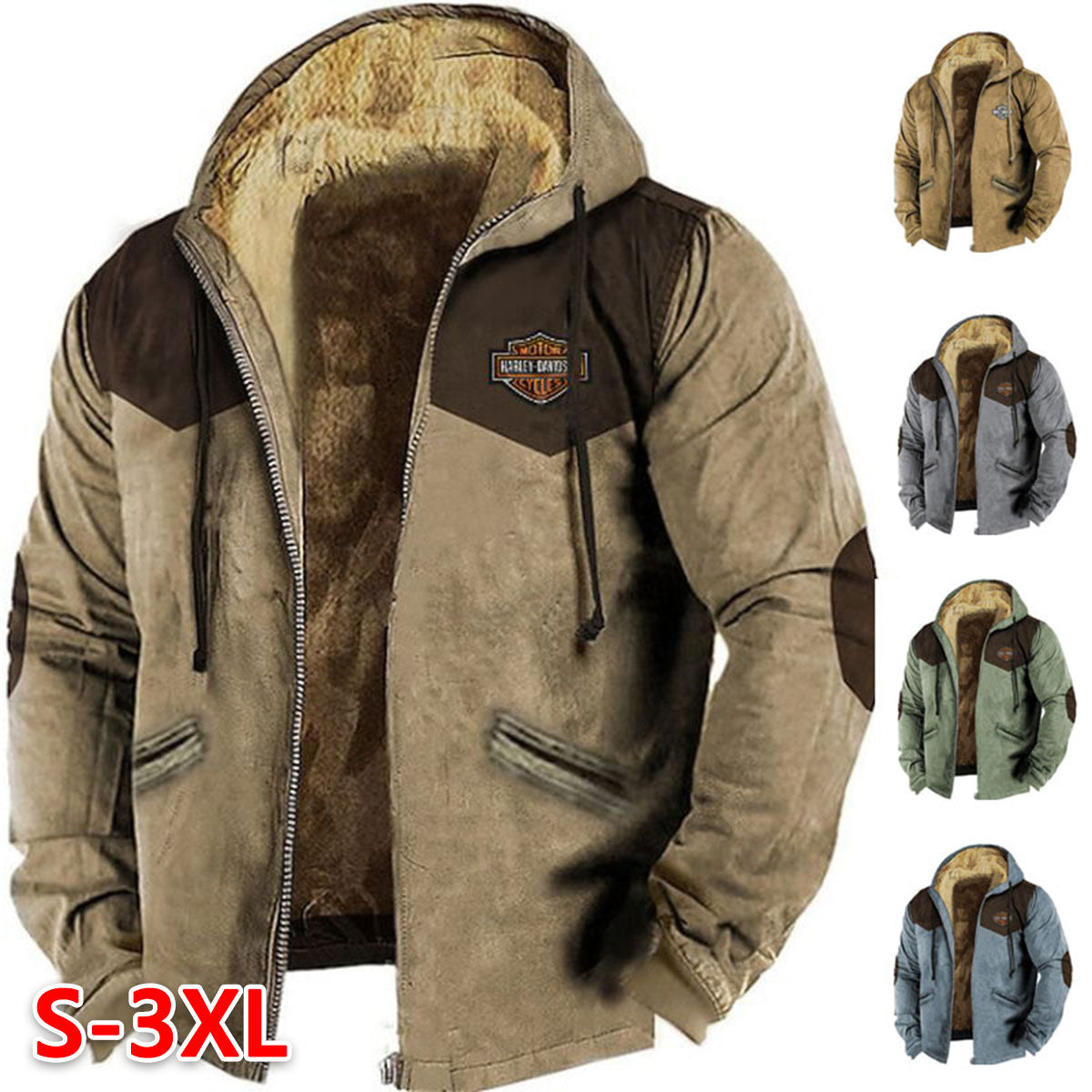 🔥💥【M-5XL】Moška jopa s kapuco 2025 – Jesenska in zimska moda, ojačitev, topla in udobna v mrazu