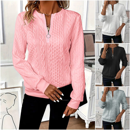 🔥【Compra 1 y llévate 1】🌸 Sudadera acolchada con cremallera 2025, casual, para mujeres.