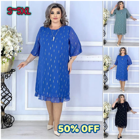 【50% 0FF】2025 stil nou💖【S~5XL】Rochie elegantă și la modă