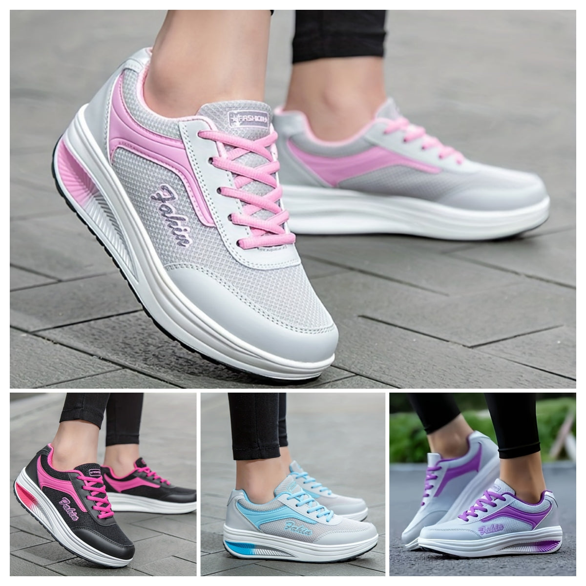 🔥【„Akciová cena, dnes zľava 50 %“】👟【35-43】Dámska módna priedušná neformálna športová obuv