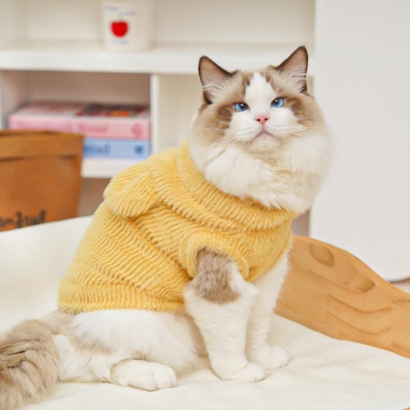 🧸【Kúpte 1 a získajte 1 zadarmo🔥】【0,5-10 kg】Teplá bunda pre psy a mačky - mäkká a maznavá s roztomilými uškami [Dlhý rukáv + bez rukávov]