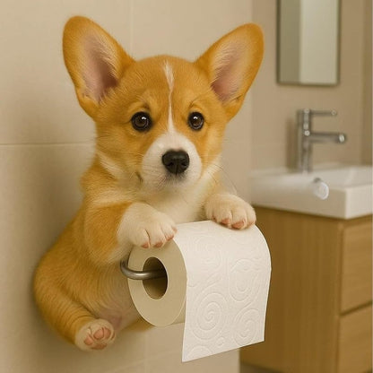 🐕【Kúp 1, získaj 1 zadarmo 🔥】Roztomilý držiak na toaletný papier so vzorom šteniatka