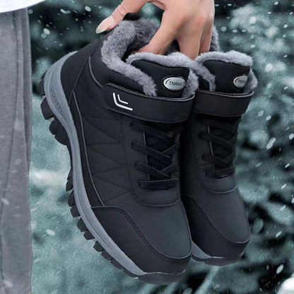 ⛄【Descuento de invierno -46%🔥🔥】[39-44]Botas de nieve antideslizantes y cálidas para hombre con máscara facial