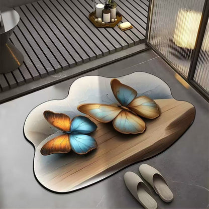 🔥【Compra 1 y llévate 1 gratis】🔥GRAN DESCUENTO💕[30*40cm+ 40*60cm] Alfombra absorbente antideslizante con diseño 3D realista
